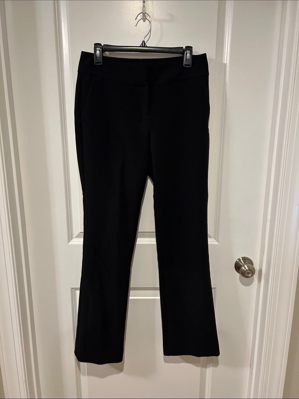 Ann Taylor Factory Black Boot Cut Pull-On Pants